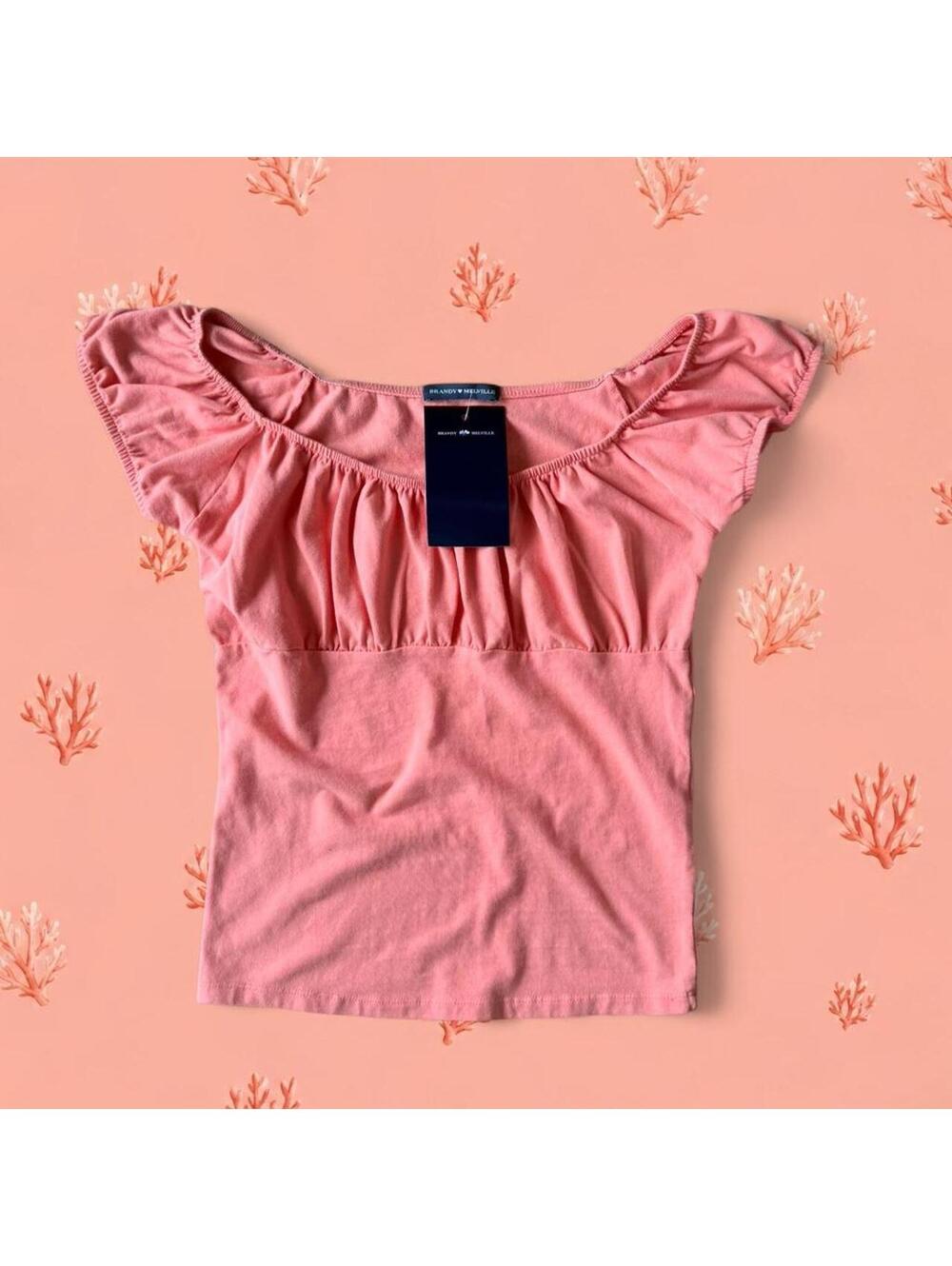 Brandy Melville coral top